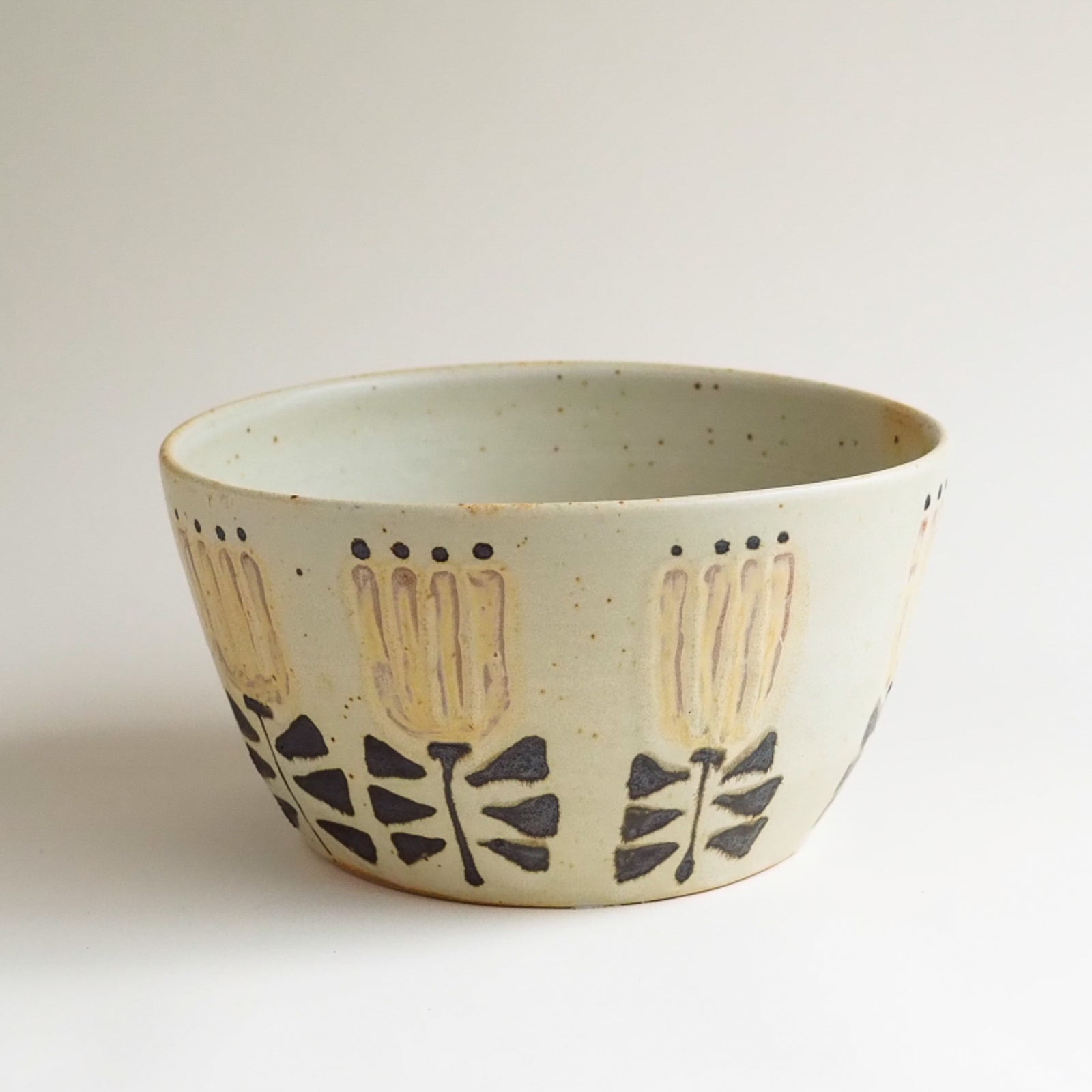 Primitive Floral Bowl