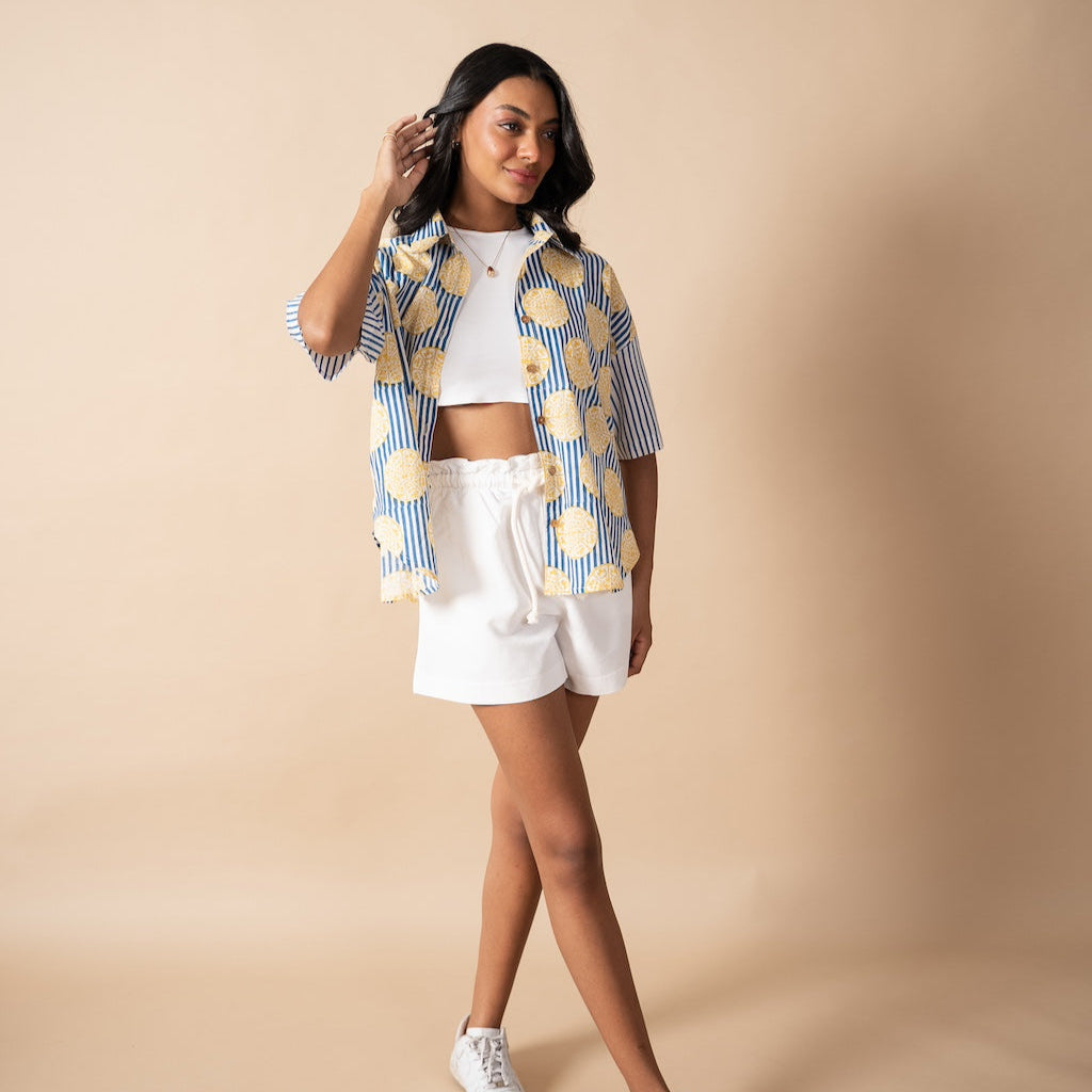 Pardesi Pomegranate Shirt