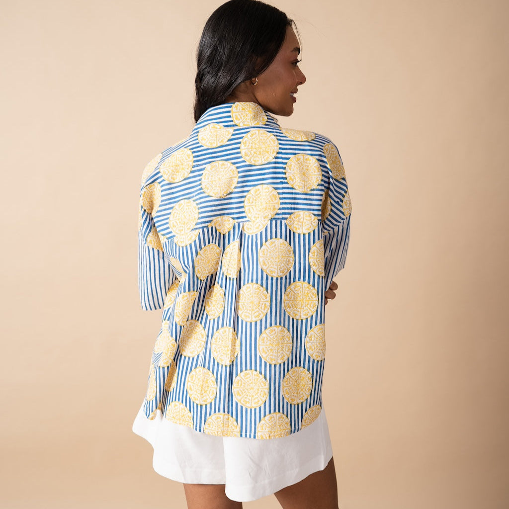 Pardesi Pomegranate Shirt