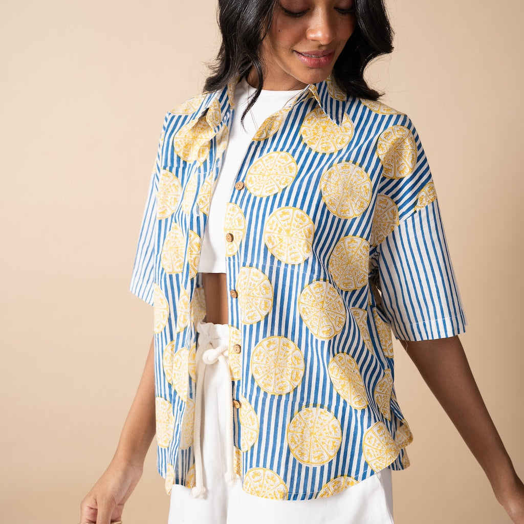 Pardesi Pomegranate Shirt