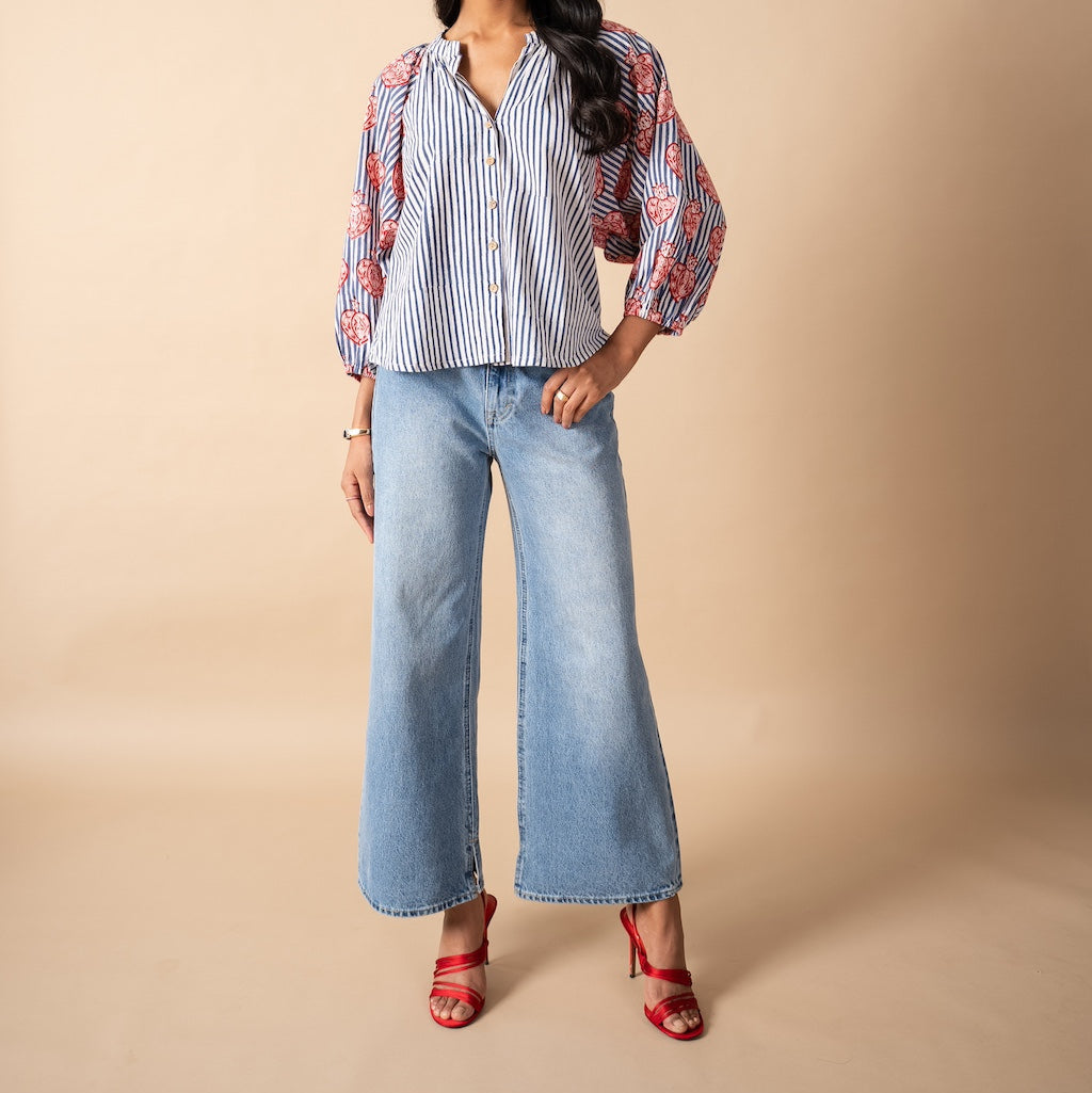 Pardesi Pomegranate Shirt