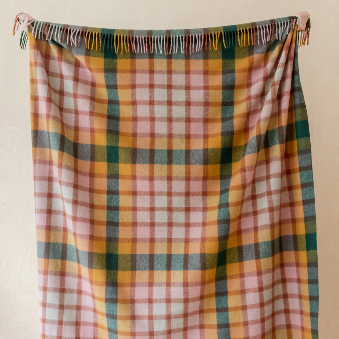 Tartan Blanket Company Blanket - Green Gingham Check