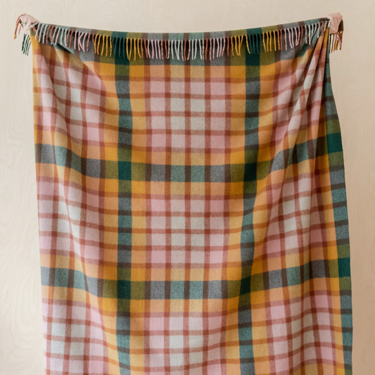 Tartan Blanket Company Blanket - Green Gingham Check