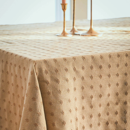 Umber Dobby Tablecloth