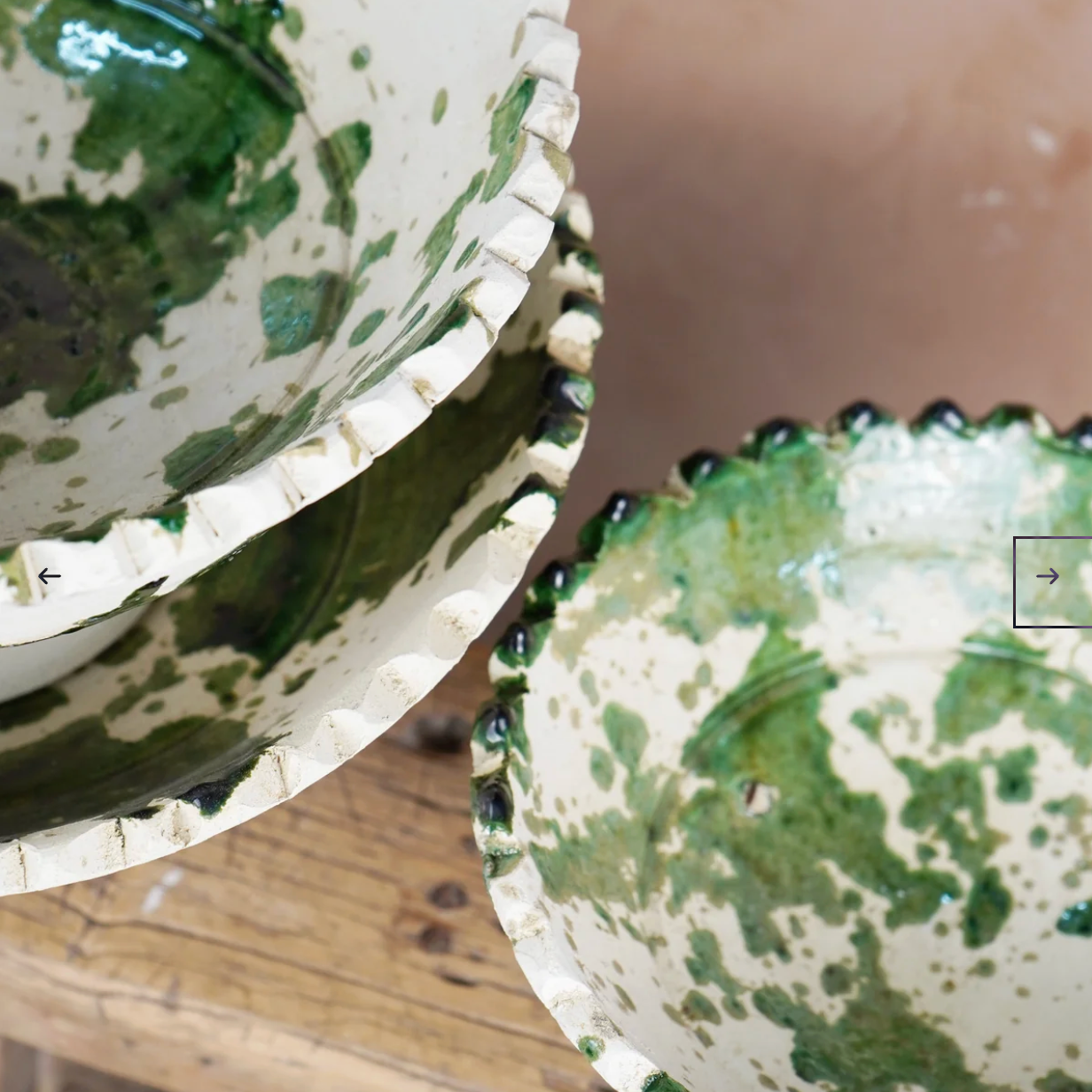 Tamegroute Splatter Pedestal Bowl