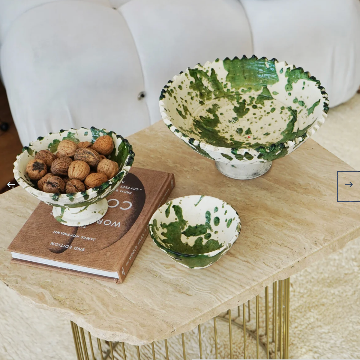Tamegroute Splatter Pedestal Bowl