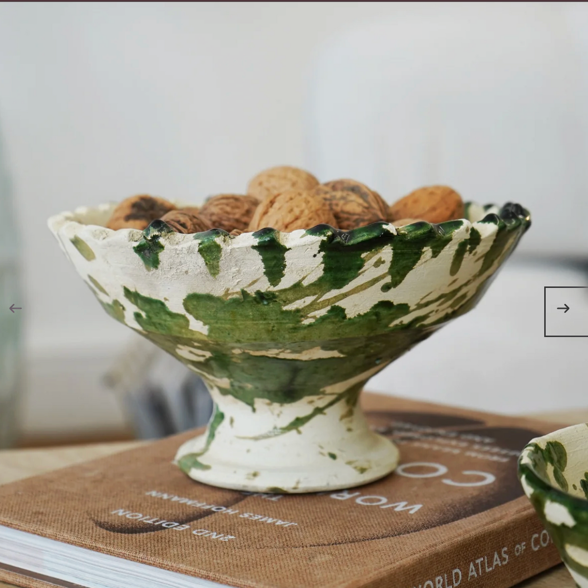 Tamegroute Splatter Pedestal Bowl
