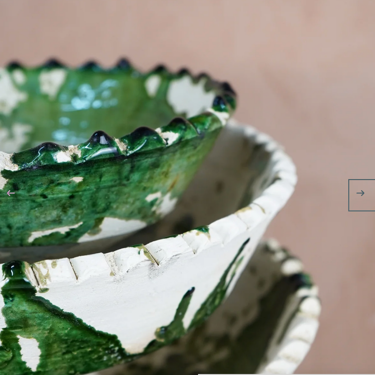 Tamegroute Splatter Pedestal Bowl