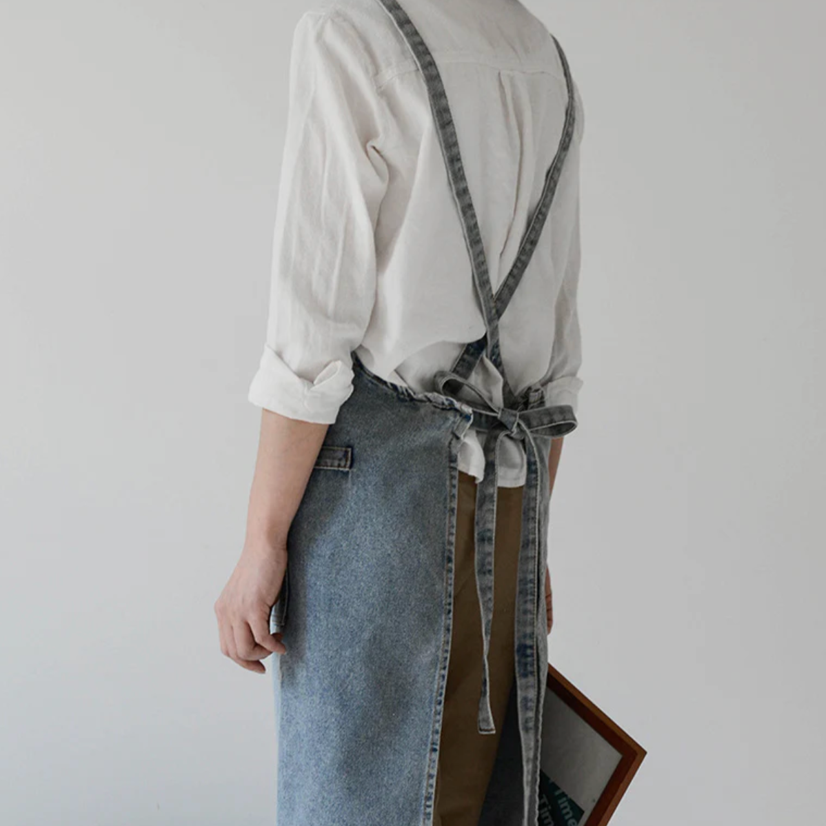 Washed Denim Apron