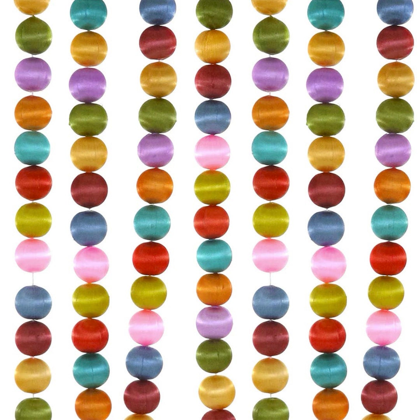 Satin Bauble Garland