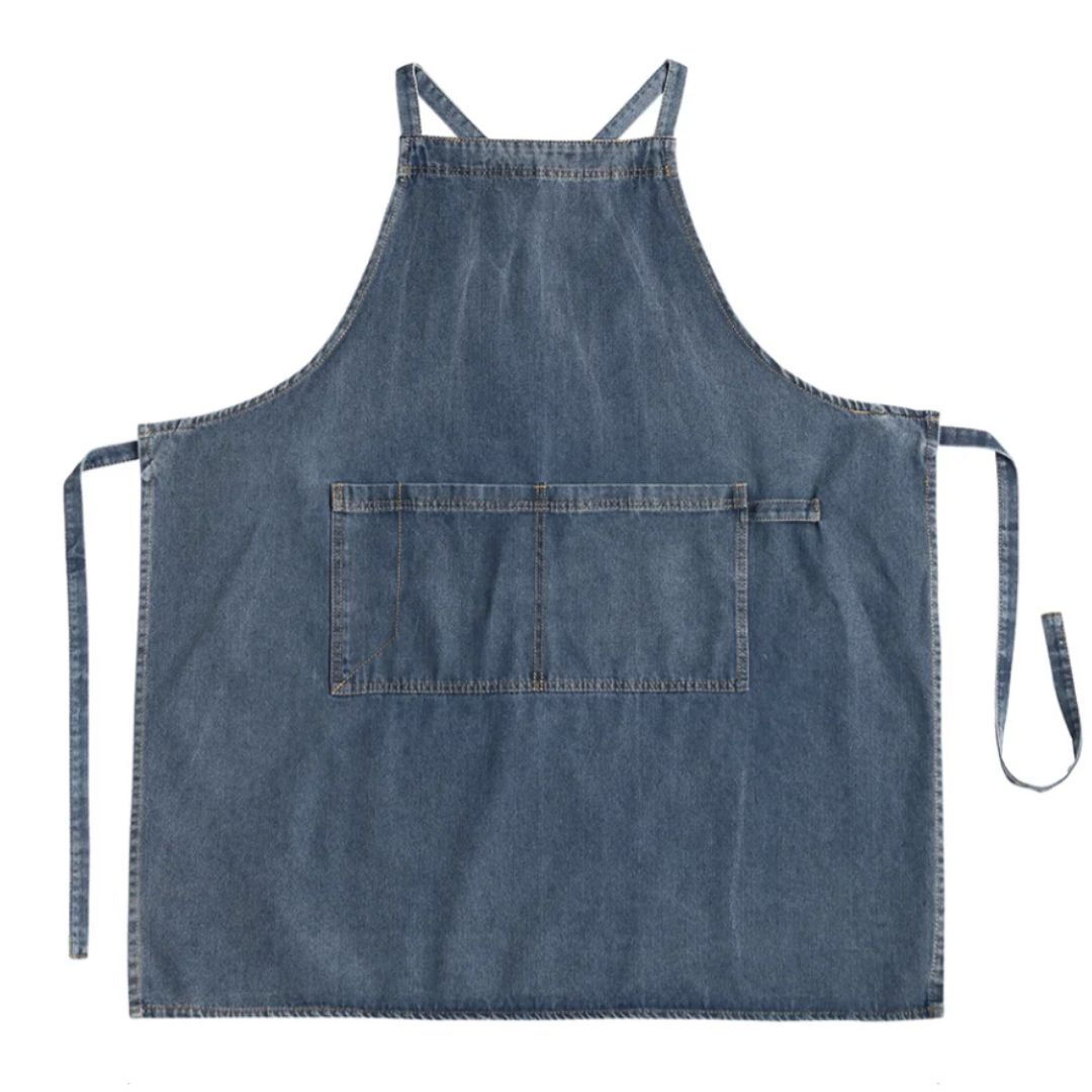 Washed Denim Apron