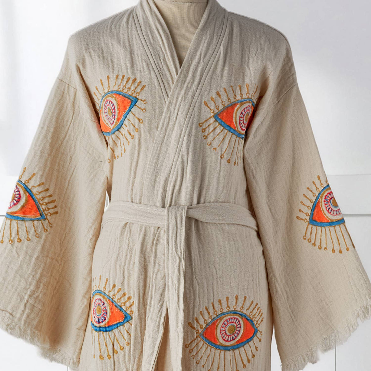 Block Printed Summer Robe