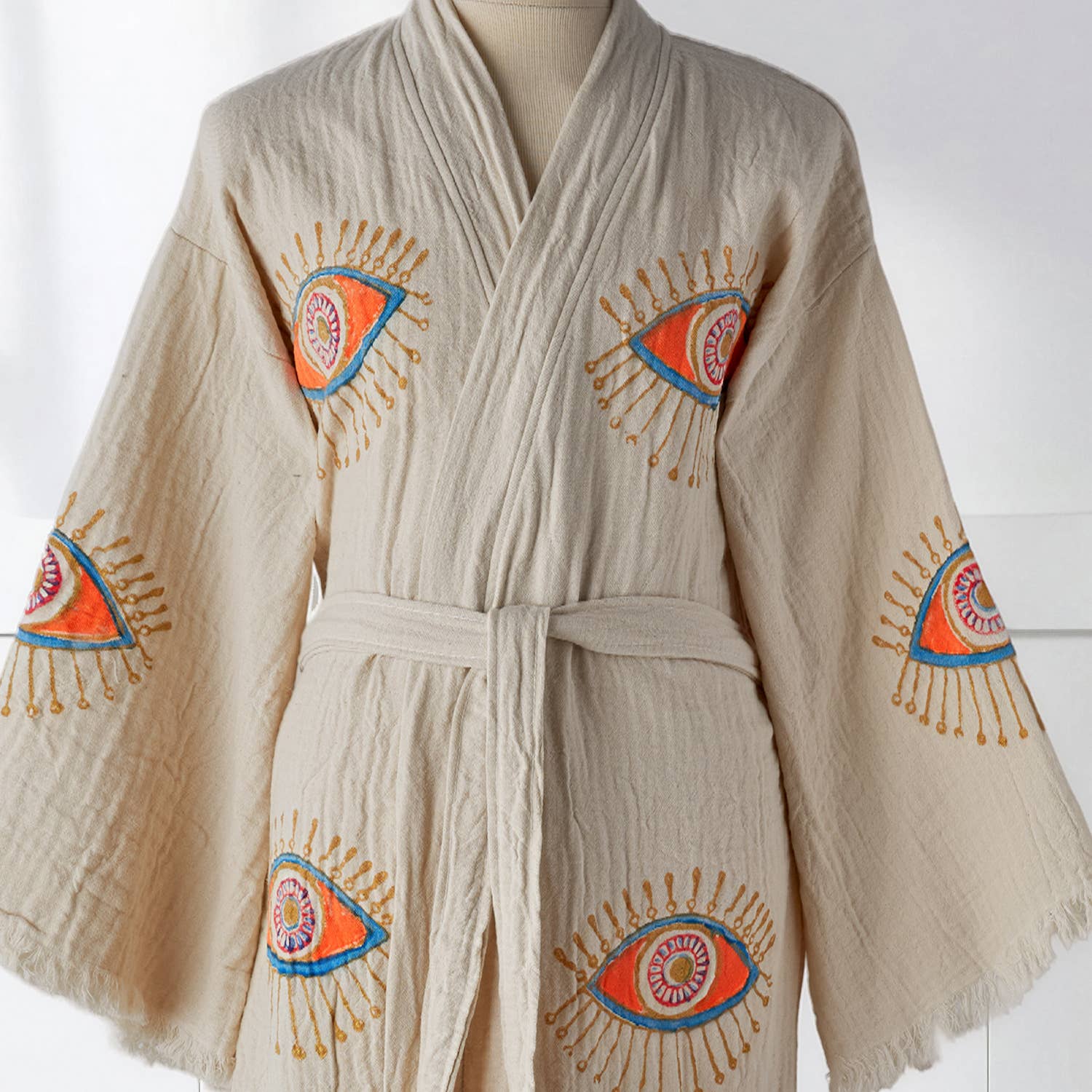 Block Printed Summer Robe