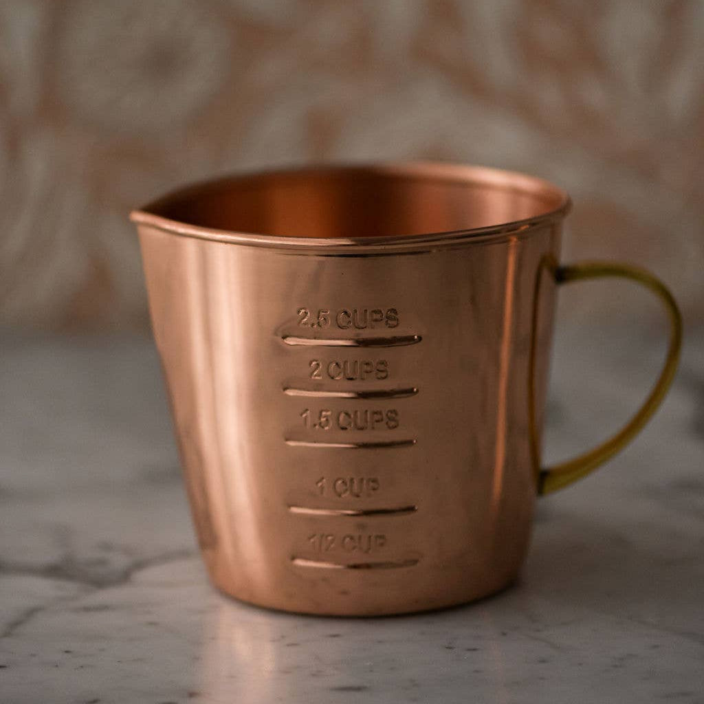 Copper Liquid Measuring Cup