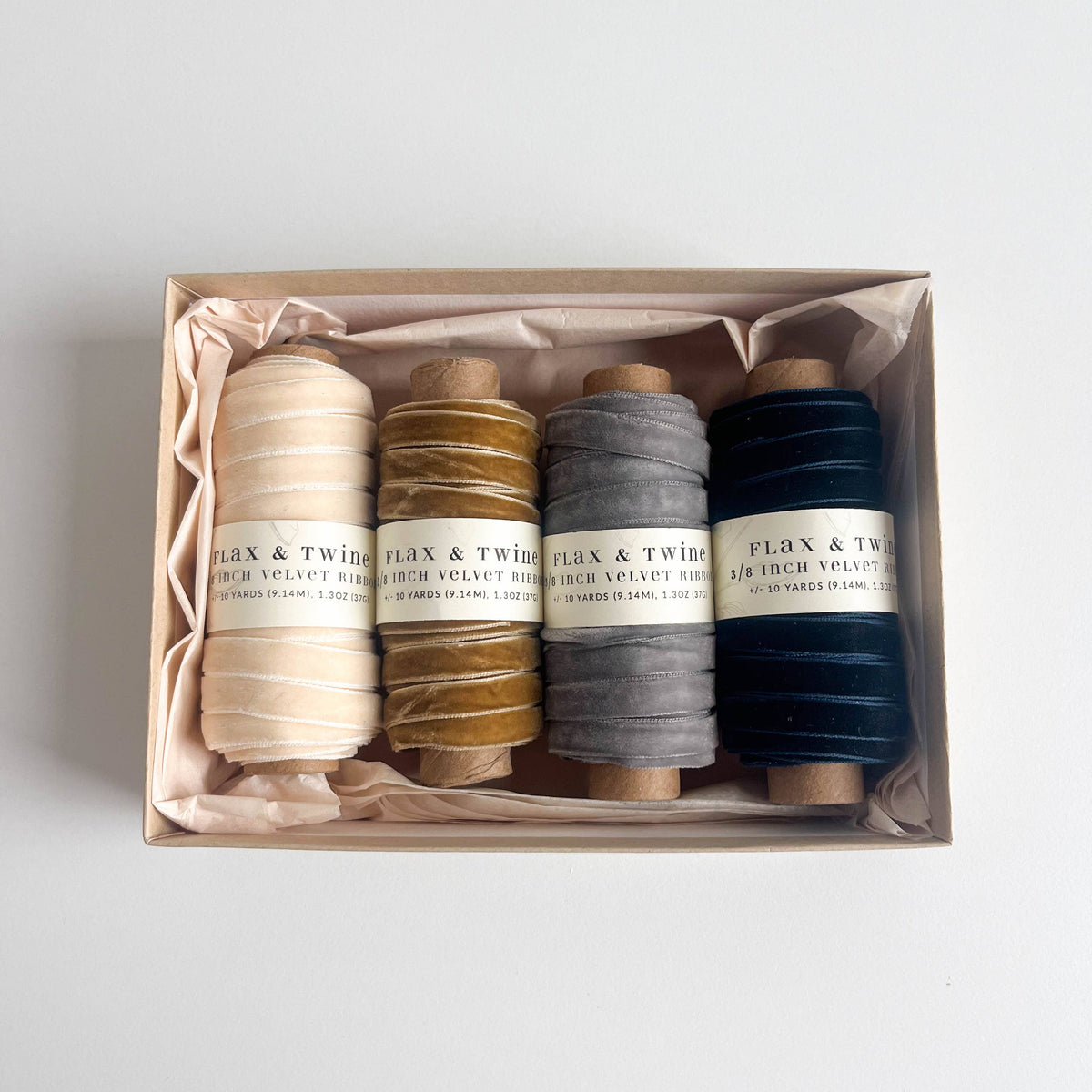 Flax &amp; Twine Velvet Gift Box