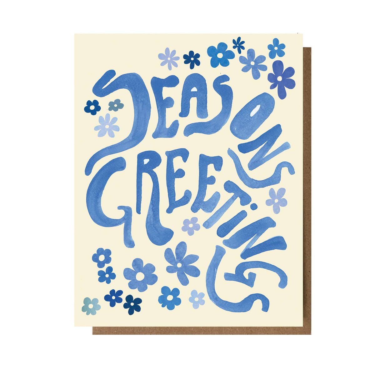 Season&#39;s Greetings Flowers