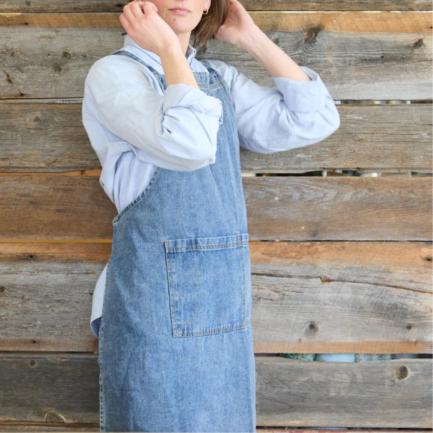 Washed Denim Apron