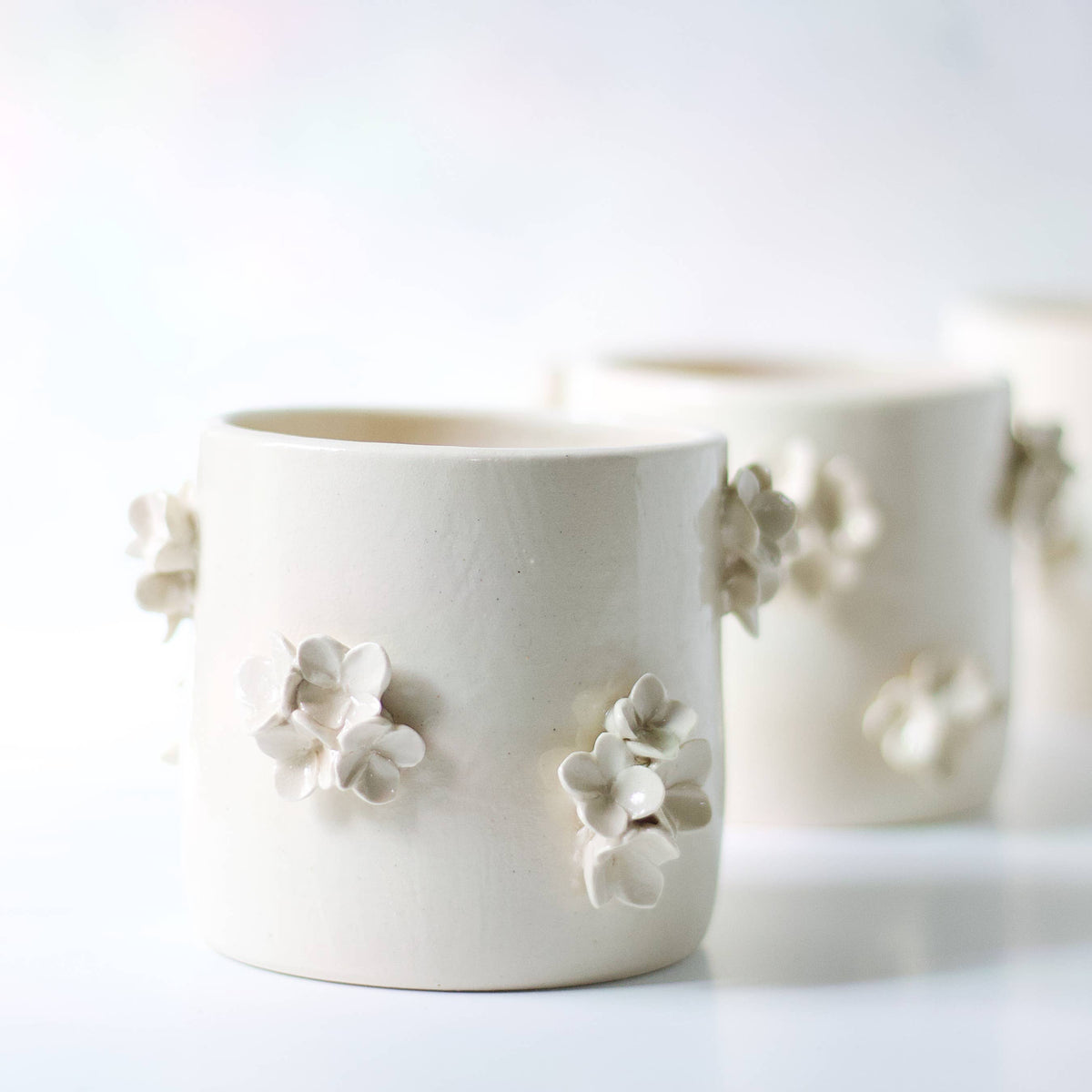 Cream Flower Vase