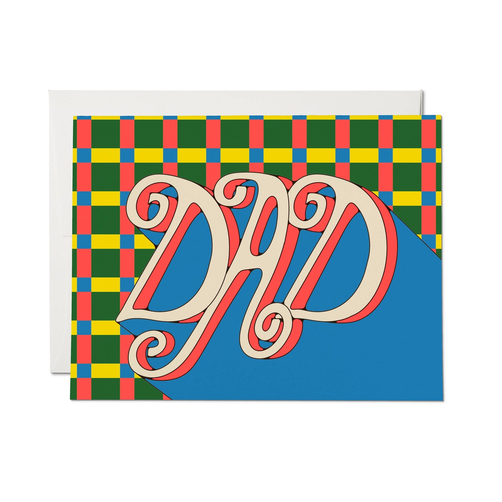 Plaid Dad greeting card