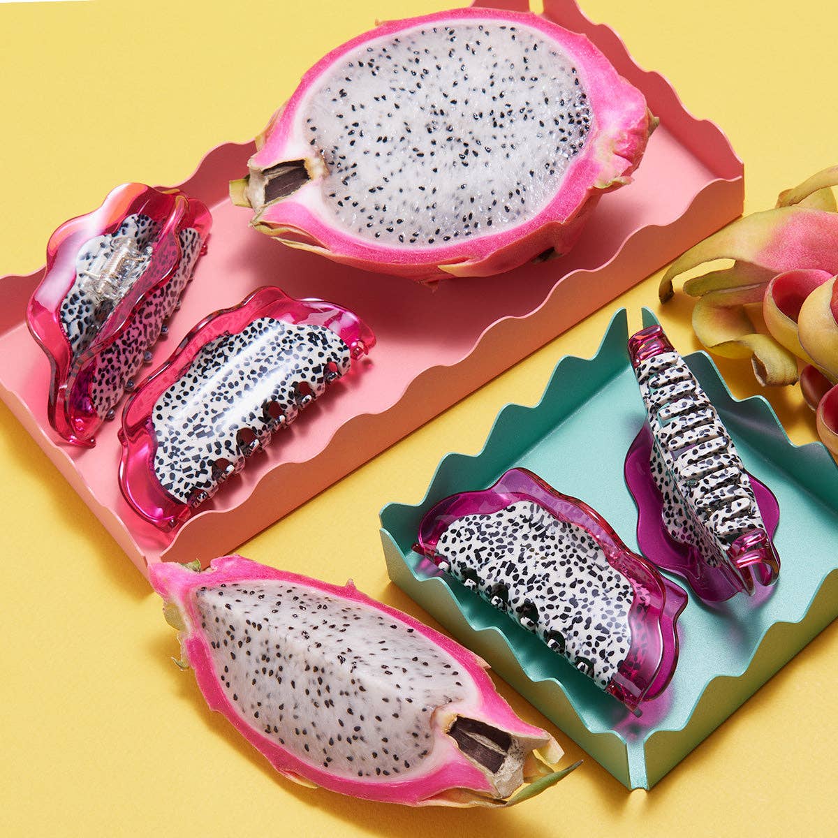 Dragon Fruit Hair Claw