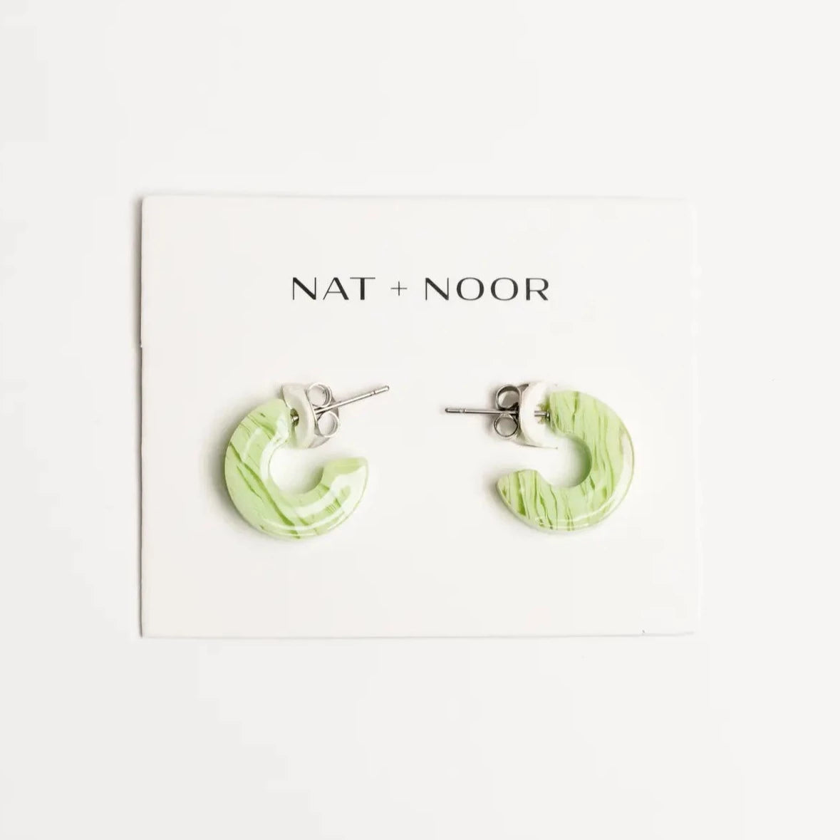 Mali Mini Hoop Earrings by Nat + Noor