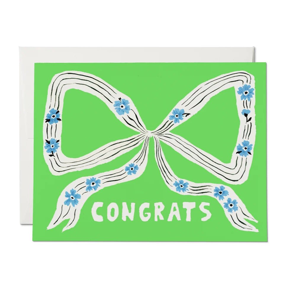 &quot;Congrats&quot; Perfect Bow Card