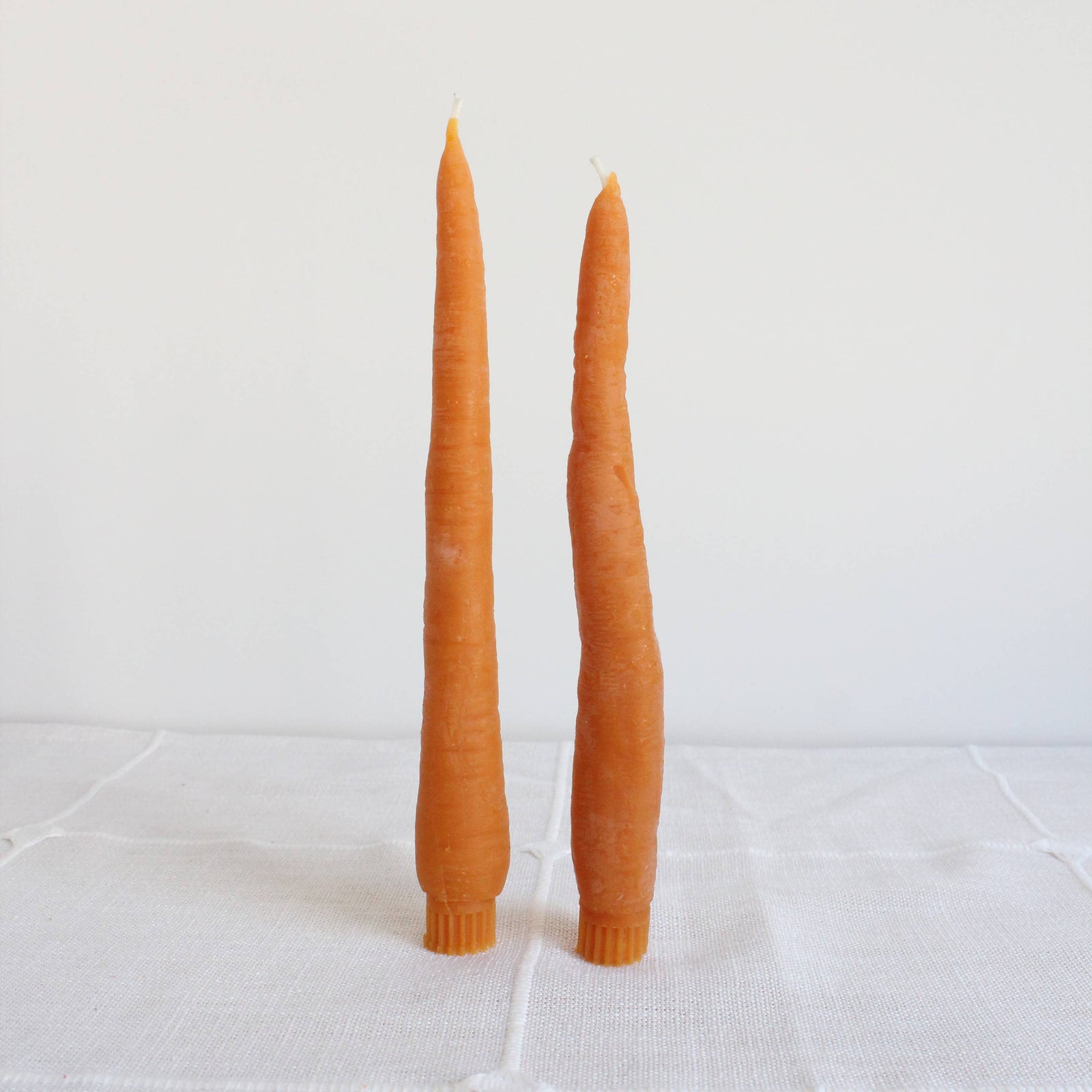 Carrot Taper Candles