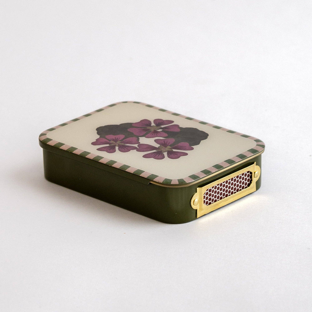 Matches in Tin - Geranium