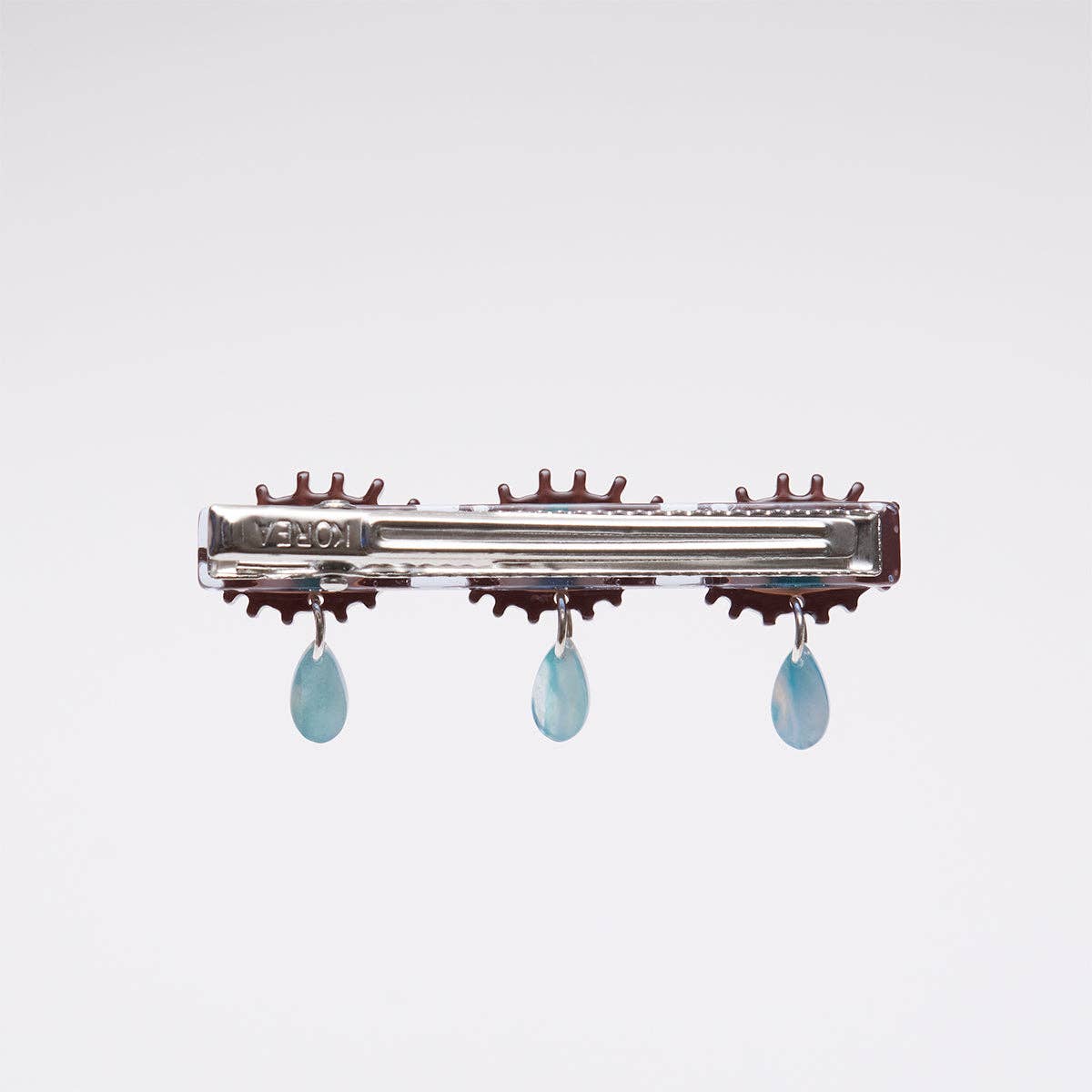 Crying Eyes Charm Alligator Clip
