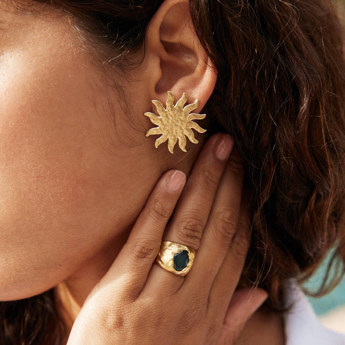 Agapée Helio Earrings | Waterproof