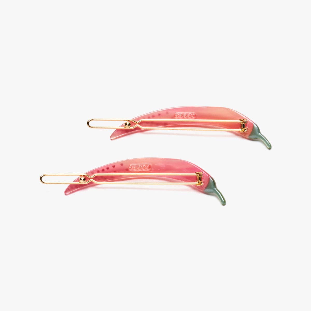 Women's Thai Chili Pepper Barrette Clip Set