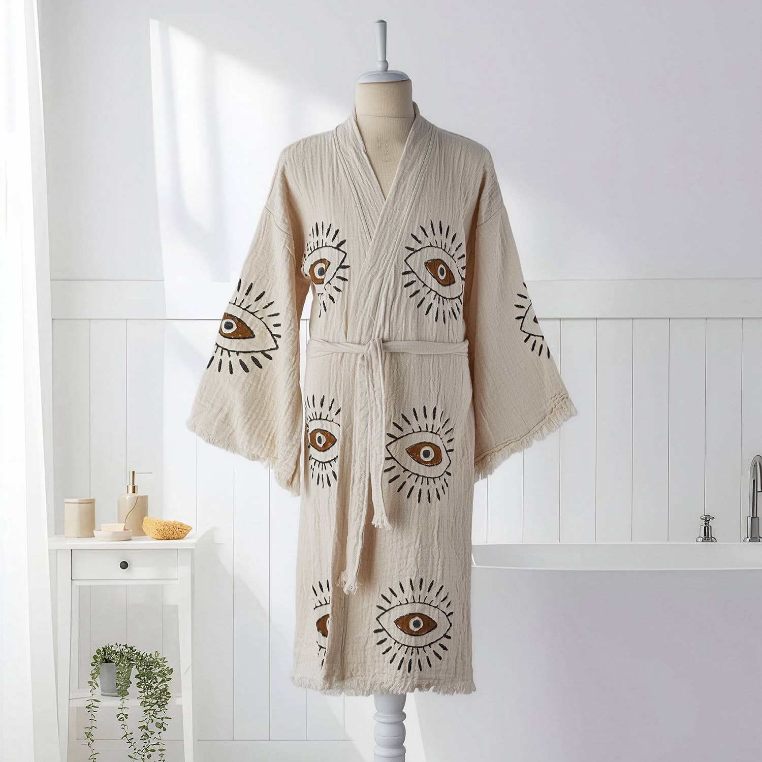 Block Printed Summer Robe
