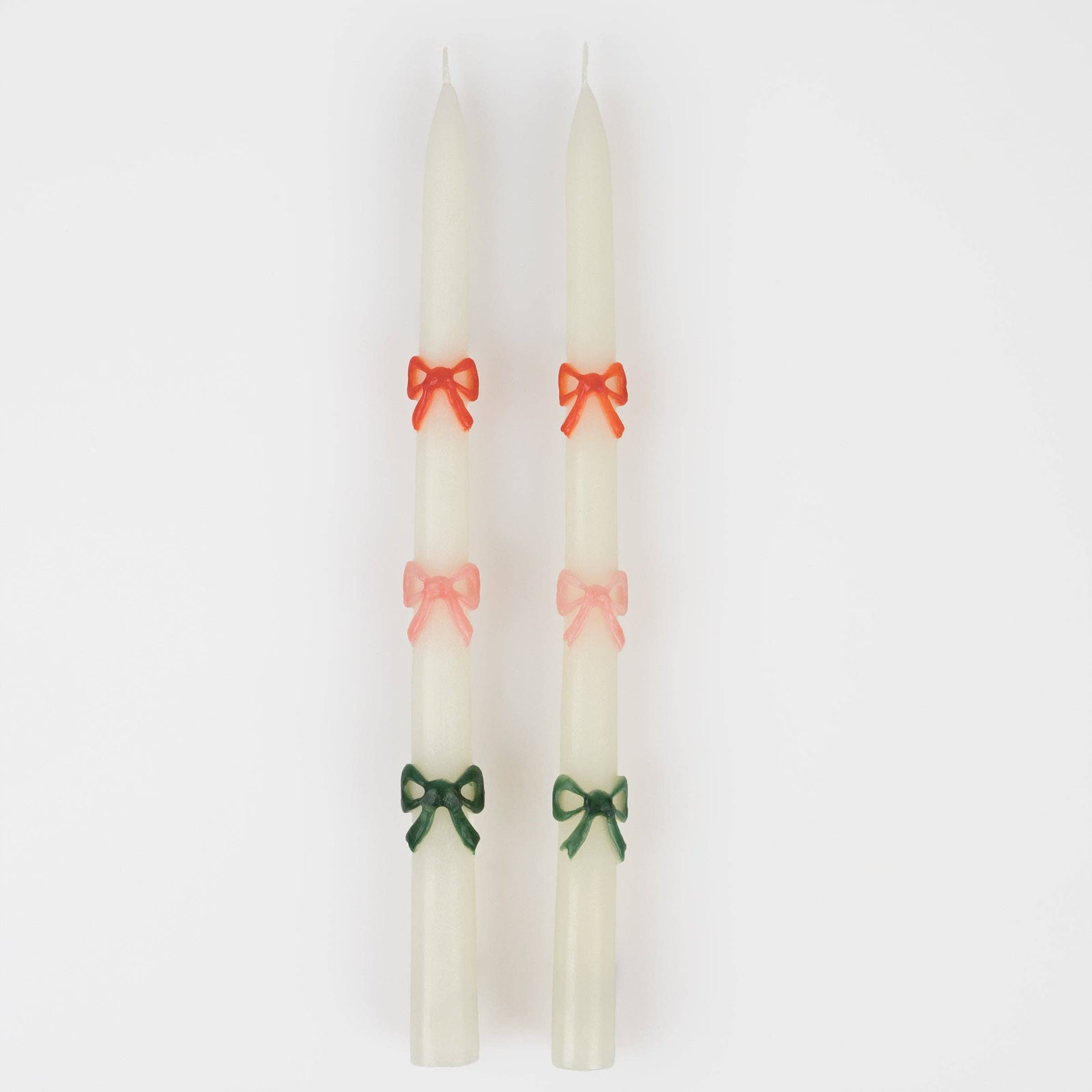 Mini Bow Taper Candles