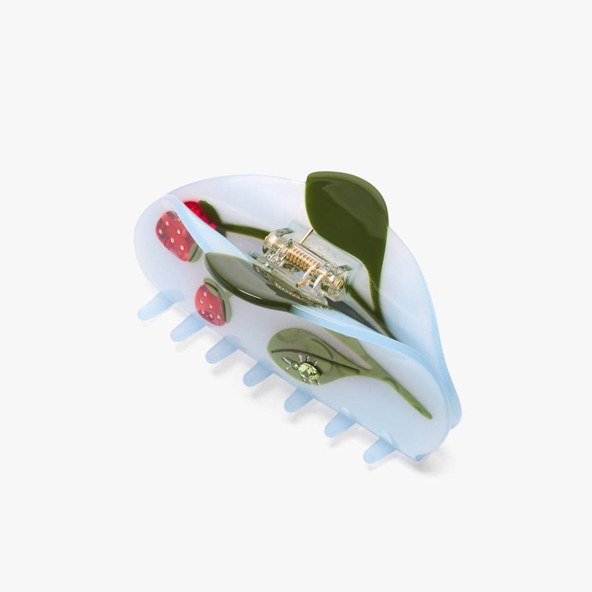 Forest Berry Jewel Hair Claw Clip