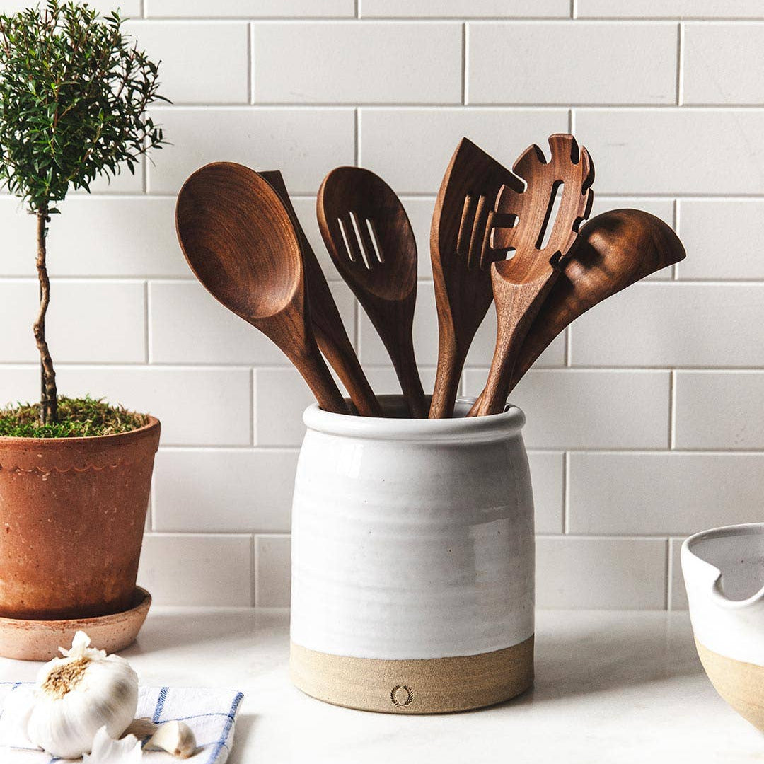 Walnut Kitchen Utensil Set