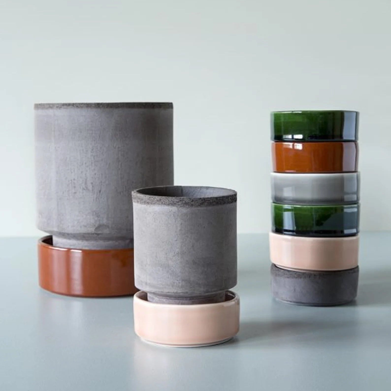 Bergs Hoff Glazed 7" Cachepot
