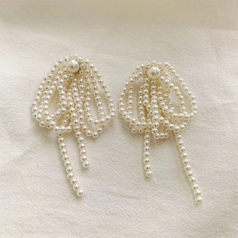 Sun & Day - Pearl Bow Earrings