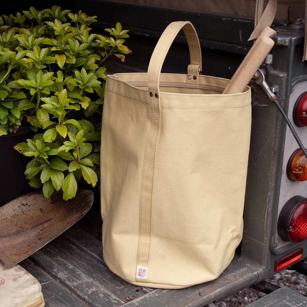 Kantan Canvas Bucket Tote Bag