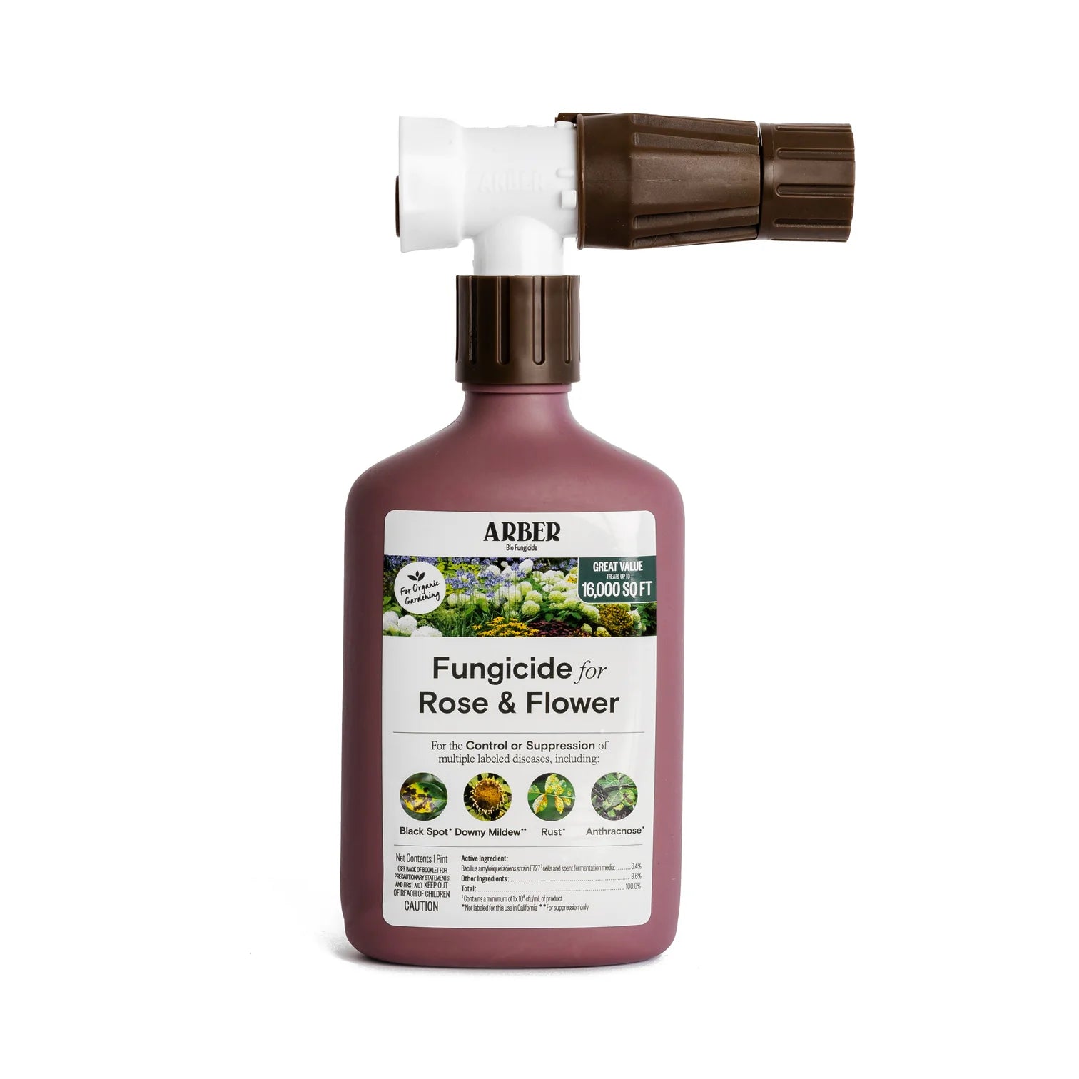 ARBER Organic Fungicide for Rose & Flower
