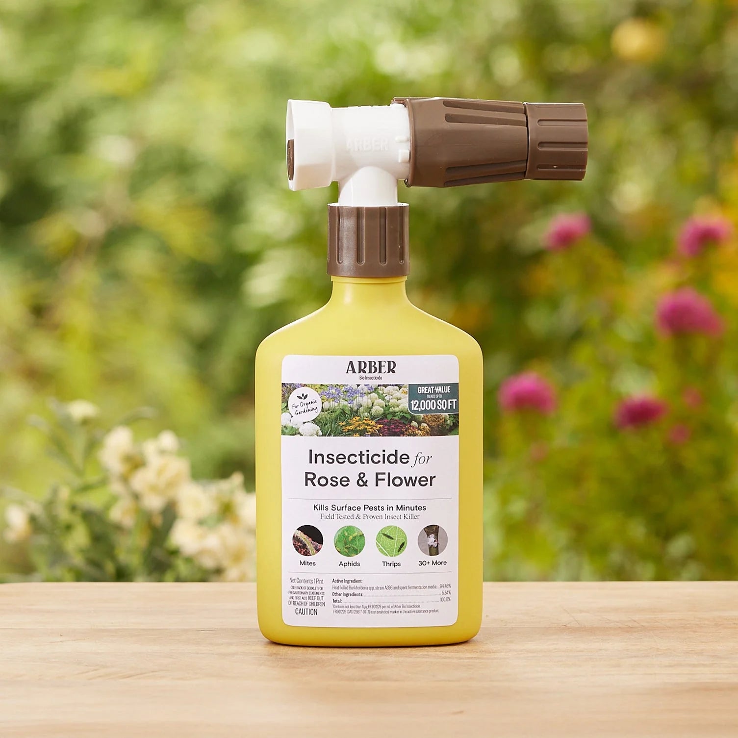 ARBER Organic Insecticide for Rose & Flower - Hops Petunia Floral