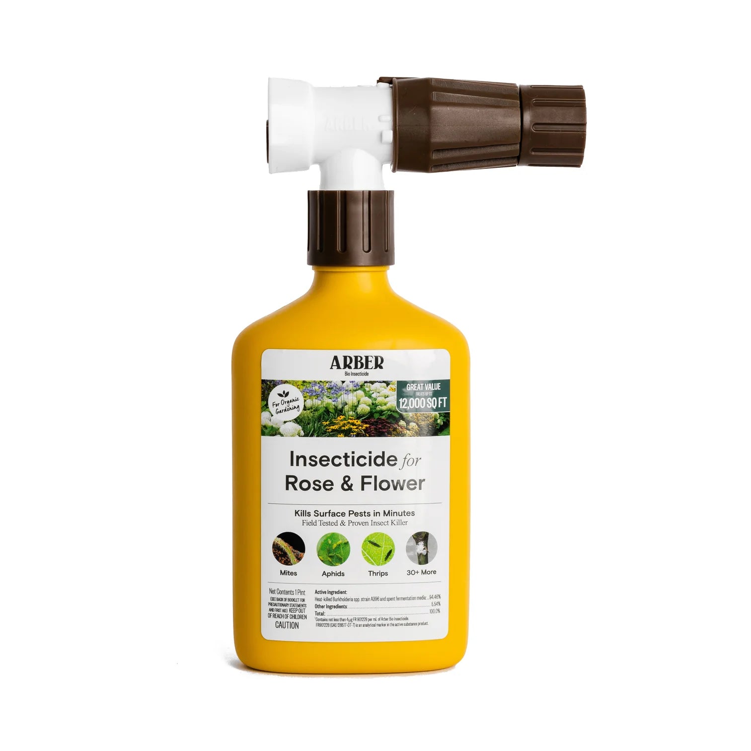 ARBER Organic Insecticide for Rose & Flower - Hops Petunia Floral