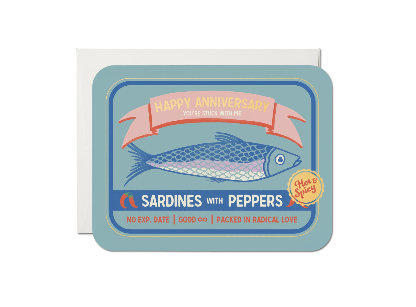 Sardines Anniversary Card