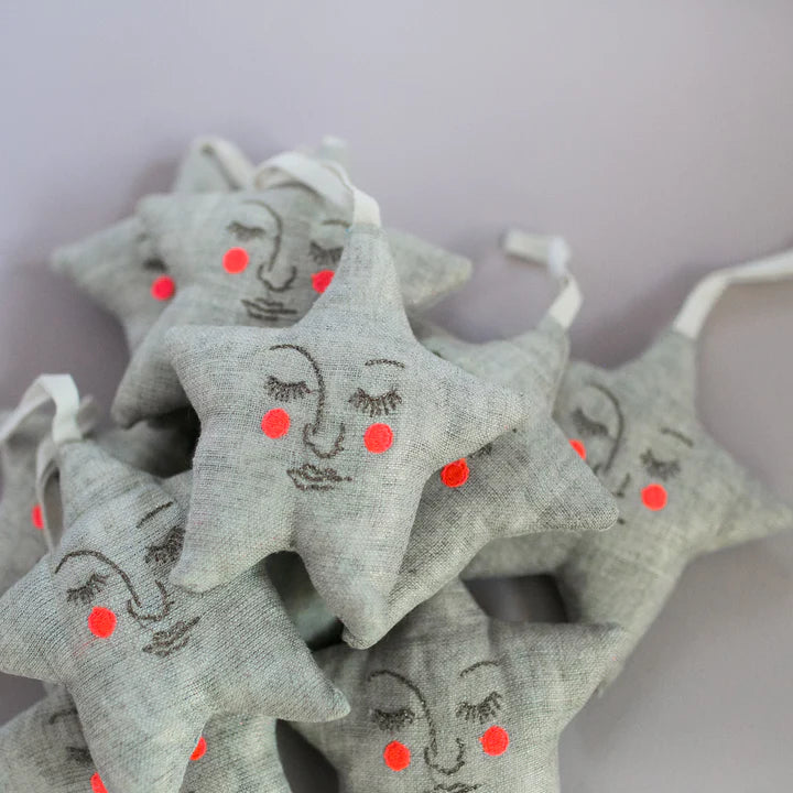 Skippy Cotton Embroidered Christmas Ornaments