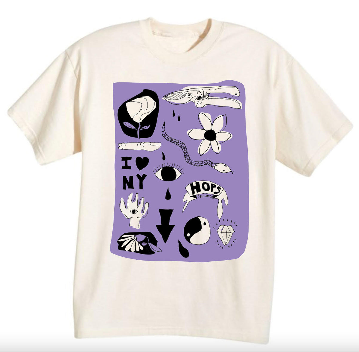 Hops Petunia Flash Sheet Tee!