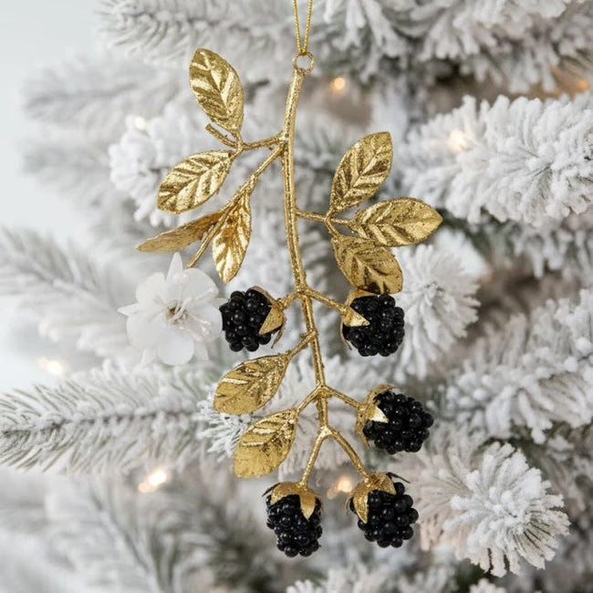Woodland Blackberry Ornament