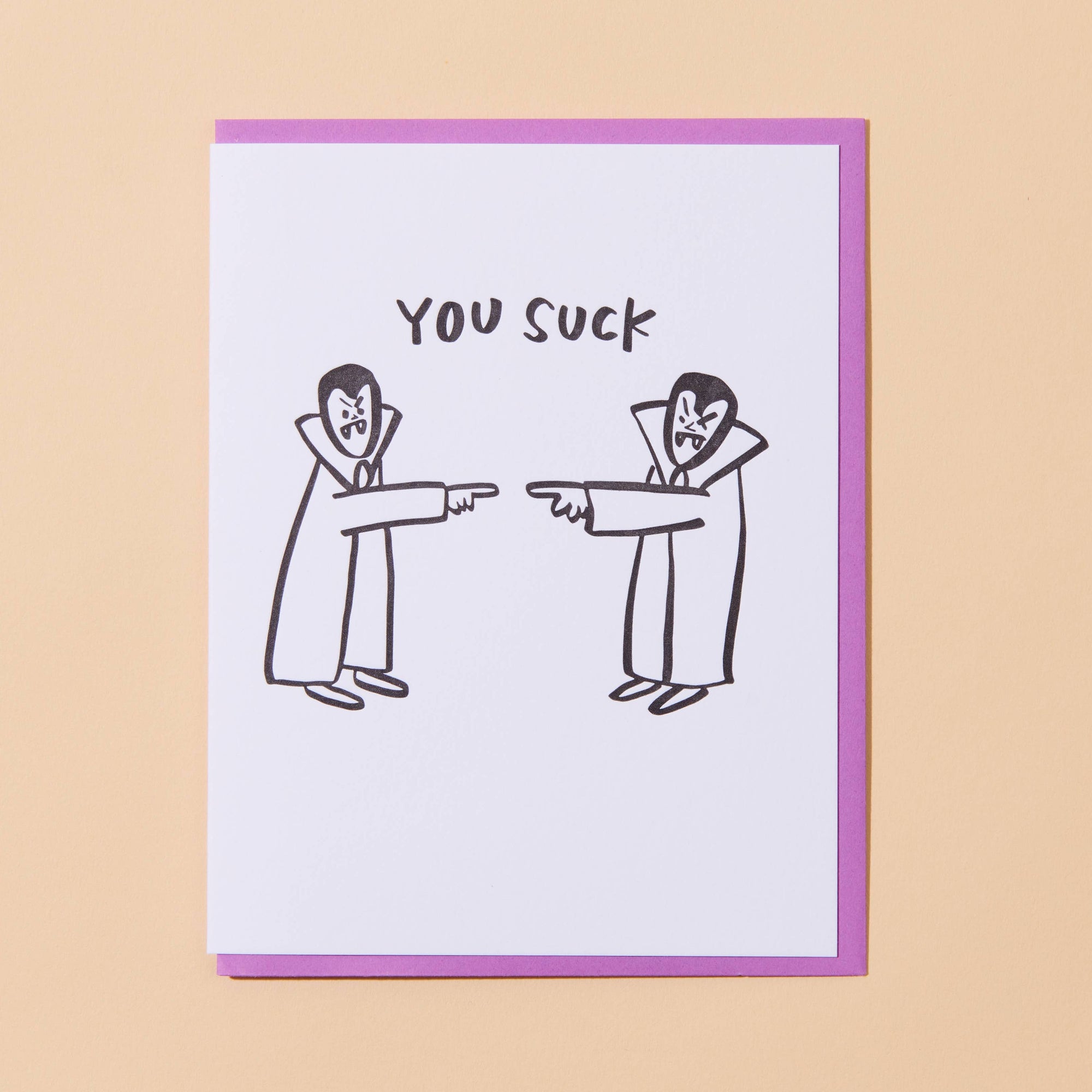 You Suck Card