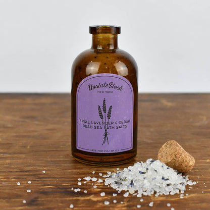 Upstate Stock: Spike Lavender & Cedar Dead Sea Bath Salts