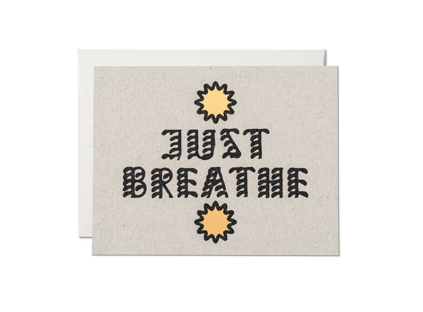 Just Breathe - Cards - Red Cap Cards - Hops Petunia Floral