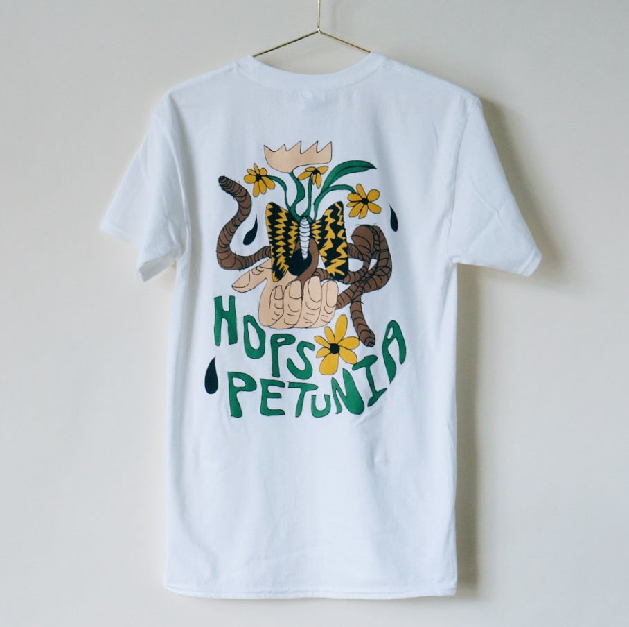 Hops Petunia Butterfly Hands Tee - [product_type] - Hops Petunia Floral - Hops Petunia Floral