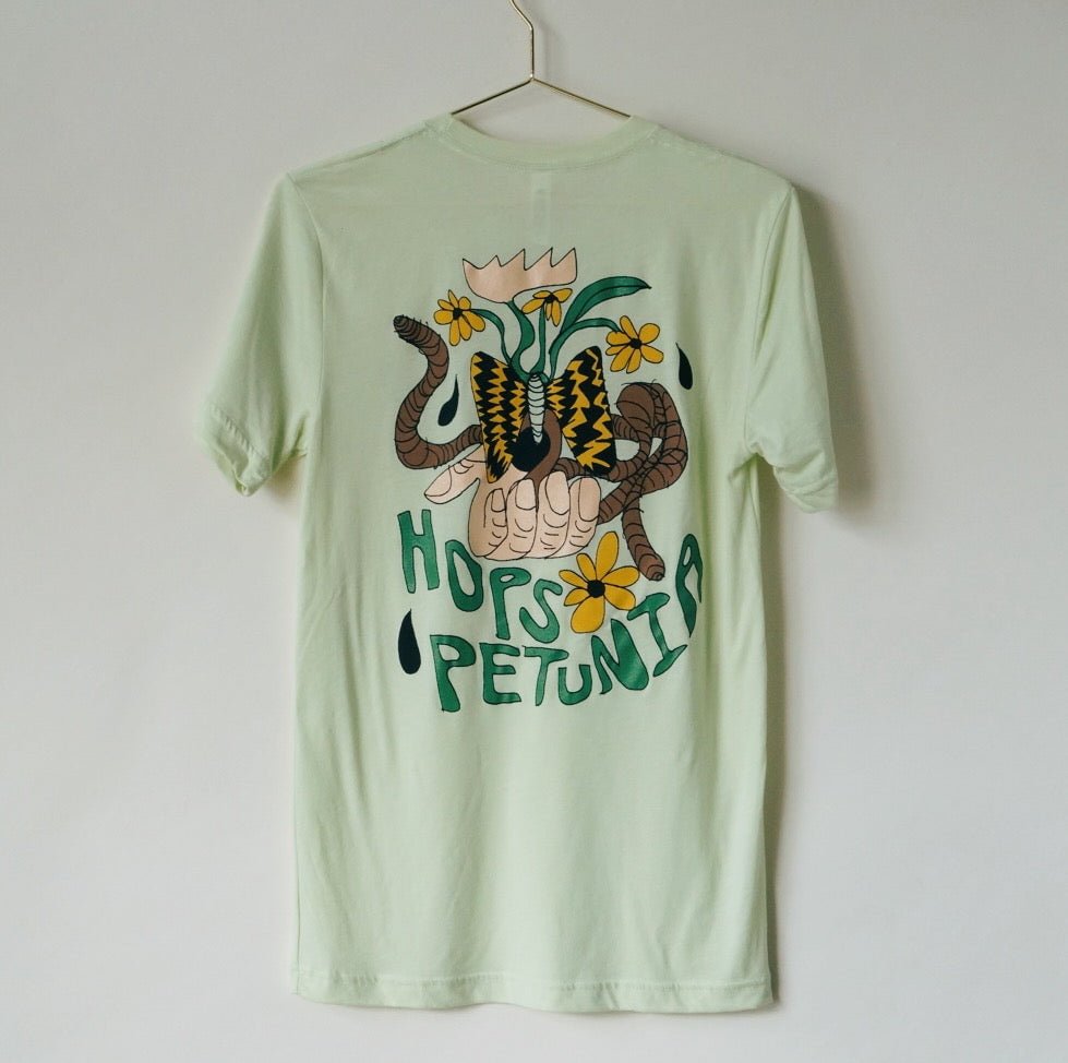 Hops Petunia Butterfly Hands Tee - [product_type] - Hops Petunia Floral - Hops Petunia Floral